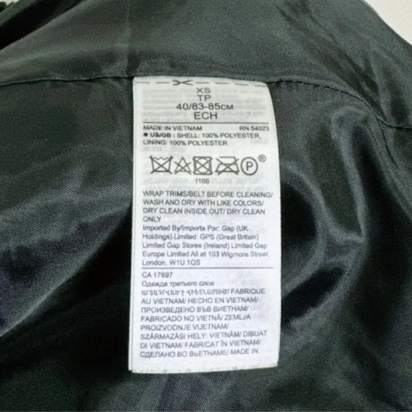 Banana Republic Sherpa  Bomber Jacket Black Color - Picture 12 of 16